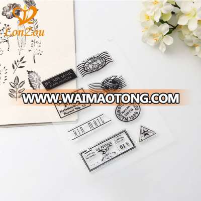 Custom rubber stamp nice-looking pattern chinese wholesale clear stamp